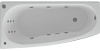 Акриловая ванна Акватек Пандора 160x75 L, с каркасом, сливом-переливом, без фронтального экрана