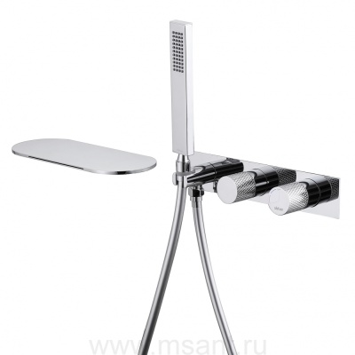 Смеситель ABBER Rund AF8731 для ванны скрытого монтажа, хром