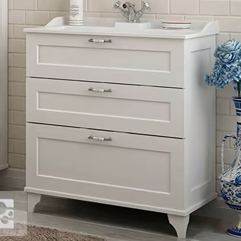 Тумба AQUATON Леон 65Н дуб белый