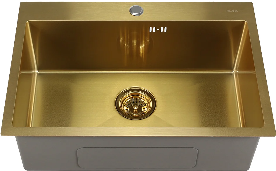 Мойка кухонная Melana D6545HG золото