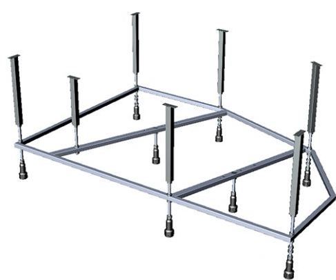  Каркас сварной + установочный комплект ванны Mirsant Аллегро 150x109