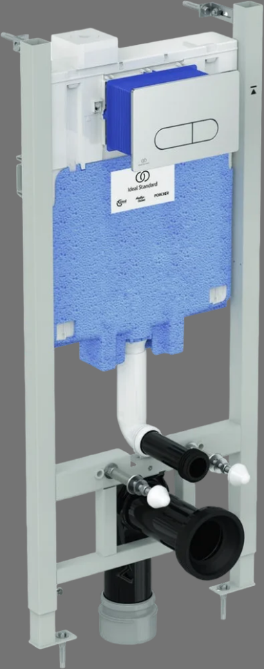 Система инсталляции для унитазов Ideal Standard Prosys Eco Frame M R0309AA с кнопкой смыва хром OLEAS (R0116AA)