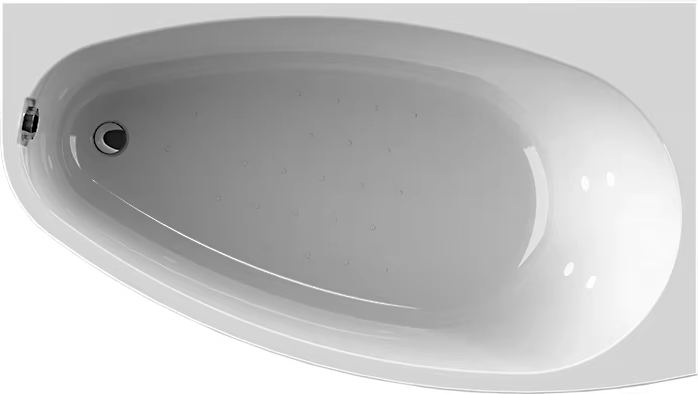 Акриловая ванна Radomir Орсини 160x90 R, с опорной рамой