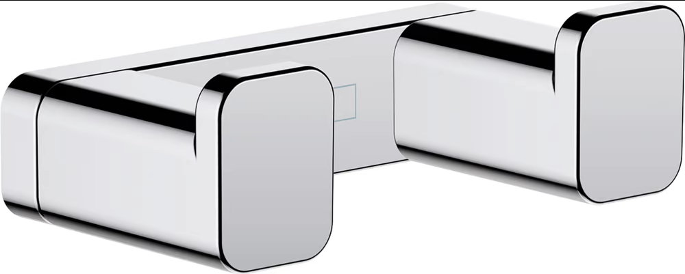 Крючок Hansgrohe AddStoris 41755000 двойной, хром