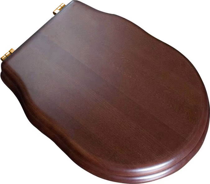 Крышка-сиденье BelBagno Boheme BB115SCW-ORO с микролифтом, петли золото