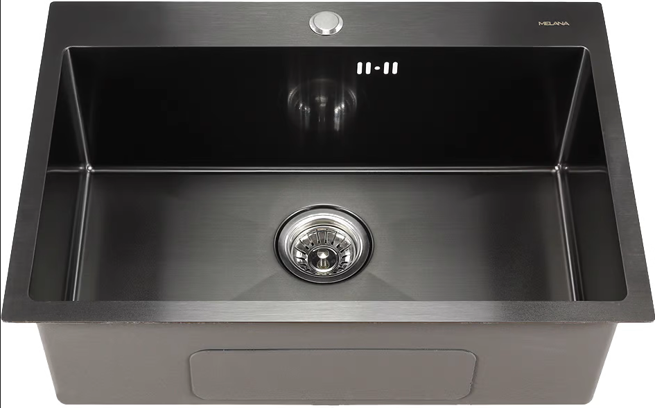 Мойка кухонная Melana D6545HB графит