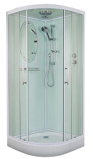 Esbano Душевая кабина 100x100 ESW-100 СR матовое стекло