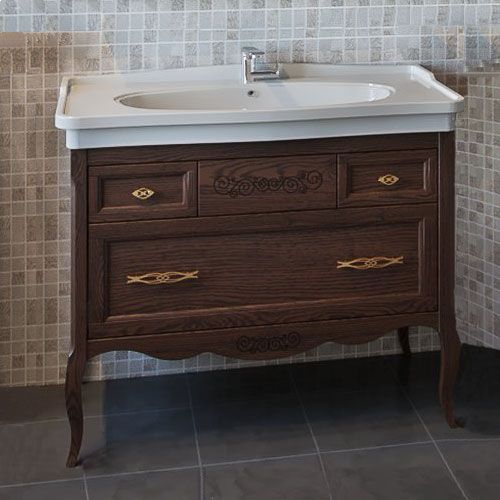 Тумба ASB-Woodline Модерн 105 антикварный орех