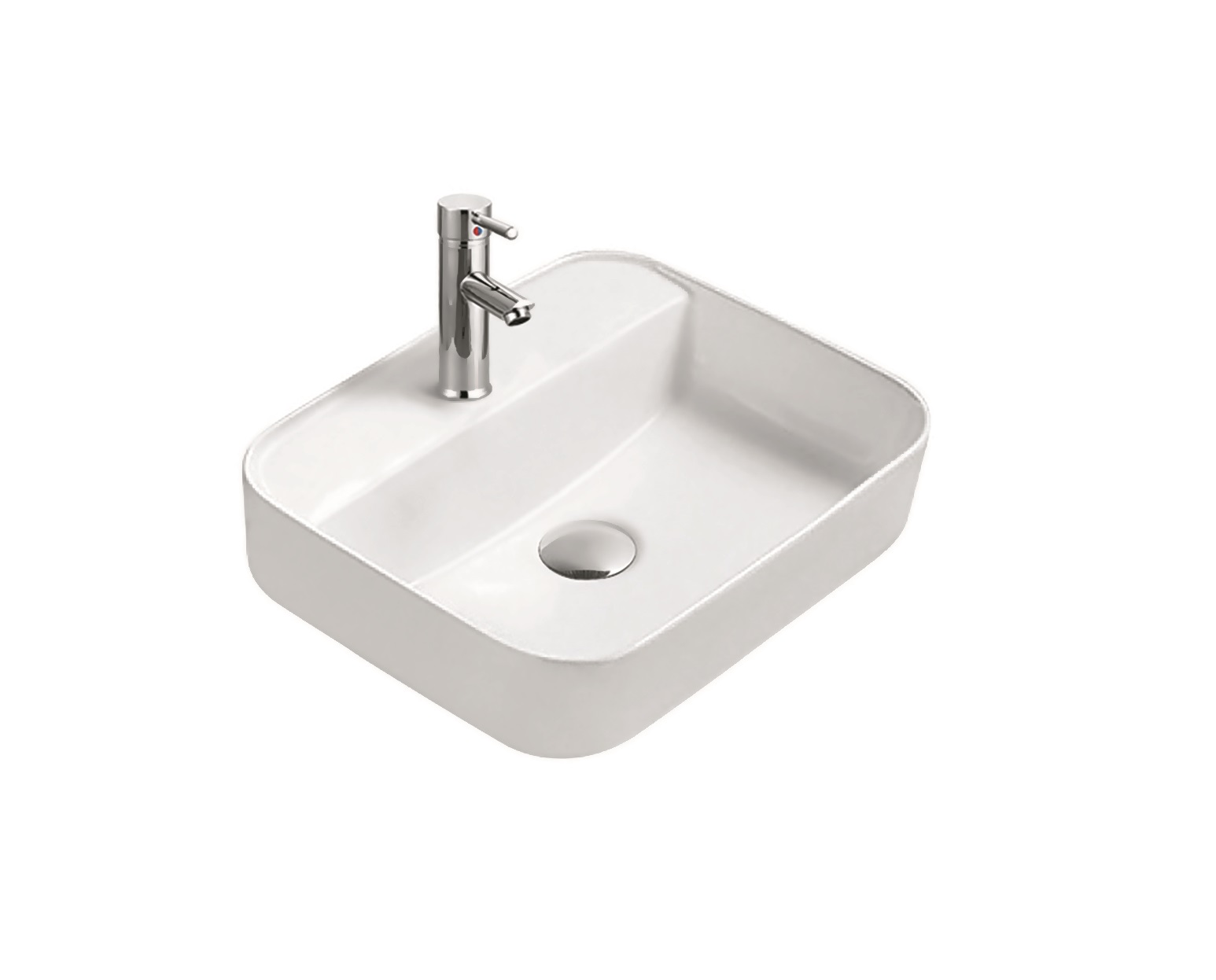 Раковина накладная для установки на столешницу AQUATEK ВЕГА AQ5506-00 ...