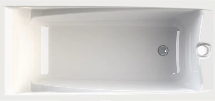 Акриловая ванна Vannesa (Radomir) Фелиция 160x75, с опорной рамой, сливом-переливом (слева или справа)