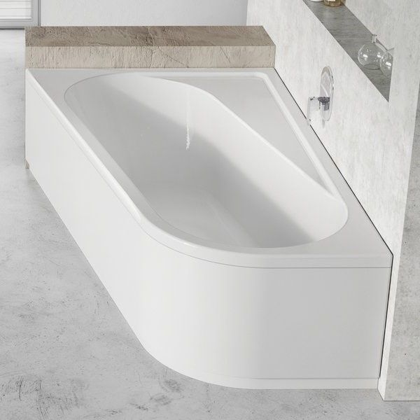 Панель для ванны фронтальная Ravak Chrome 160x105 L белая