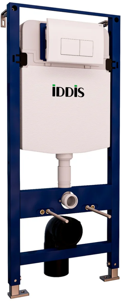 Система инсталляции для унитазов IDDIS Optima Home OPH0000i32K с кнопкой смыва, белая