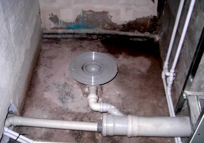 разводка канализации под душевую кабину
