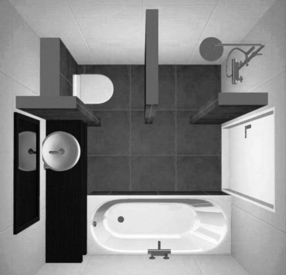 проект ванной комнаты 