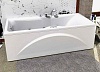 Акриловая ванна Акватек Феникс 190x90, с каркасом, сливом-переливом, без фронтального экрана