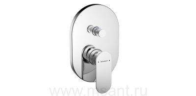 Смеситель Bravat Gina PB865104CP-2-ENG для ванны с душем