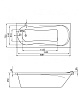 Акриловая ванна Santek Каледония 170х75