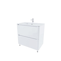 Тумба с умывальником, напольная, 80 см, белая, Edifice, IDDIS, EDI80WFi95K