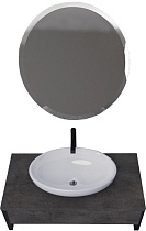 Мебель для ванной 1MarKa Grunge Loft 80 бетон темно-серый