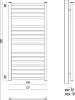 Полотенцесушитель водяной Lemark Ursus П16 50x110, хром