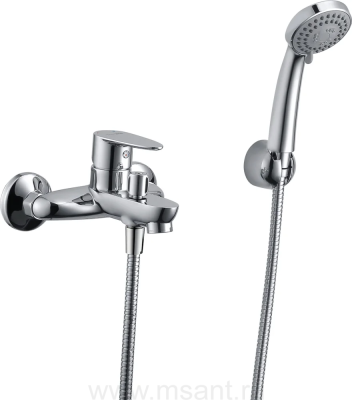 Смеситель Wasserkraft Leine 3501 для ванны с душем