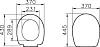 Комплект унитаз с инсталляцией VitrA Normus 9773B003-7203 кнопка матовый хром