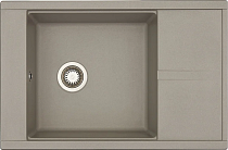 Мойка кухонная AQUATON Делия 78 серый шелк