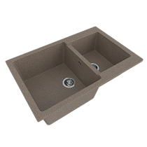 Мойкa MIXLINE ML-GMS13 СТАНДАРТ двухчашевая, терракот (307), 767*502*190мм