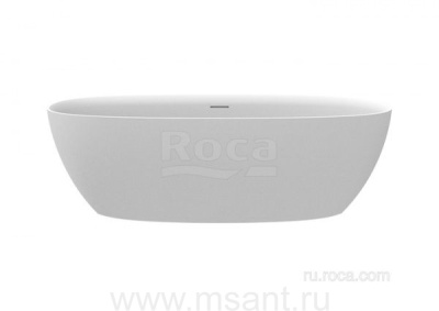 Ванна из искуственного камня Stonex® Roca Ariana 165х75 овальная белая 248470000 