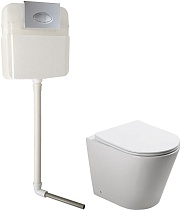 Унитаз приставной SantiLine SL-5020 безободковый