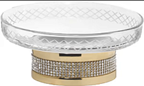 Мыльница Boheme Royal Cristal Gold настольная