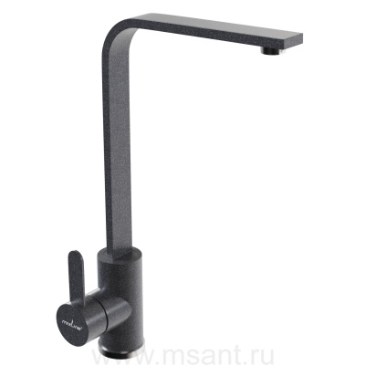 Смеситель для кухни 35к MIXLINE ML-GS14 (309) темно-серый высок. излив