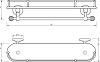 Полка Migliore Amerida ML.AMR-60.429.DO с полотенцедержателем, золото