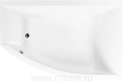 Акриловая ванна Vagnerplast Veronela 160x105 R ультра белый