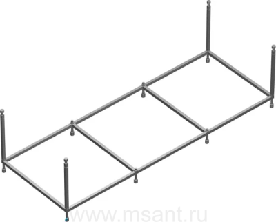 Монтажный набор для ванны Roca Sureste ZRU9302771 каркас,ручки,слив-перелив,креп.к стене,креп.к фронт./170х70/