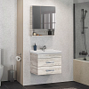Тумба Comforty Никосия 60 дуб белый с раковиной Fest 60 F01