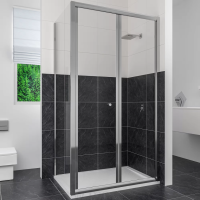 Душевой уголок RGW Classic CL-41 (860-910)x700x1850 профиль хром