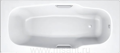 Стальная ванна Atlantica B80J handles BLB 180X80