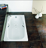 Стальная ванна Atlantica B80J handles BLB 180X80