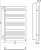 Полотенцесушитель электрический Lemark Bellario П10 50x80, черный