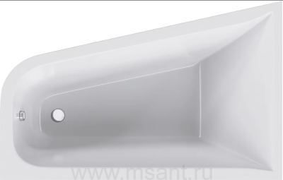 Акриловая ванна AM.PM Spirit V2.0 160x100 L W72A-160L100W-A2
