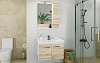 Тумба Comforty Рига 70 дуб сонома с раковиной Comforty 9335-70