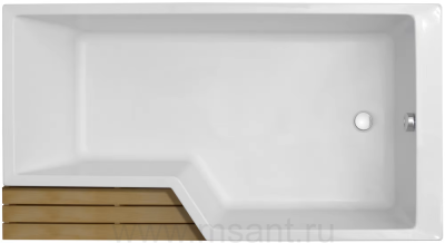Акриловая ванна Jacob Delafon Bain-Douche Neo E6D000R-00 160x90 R 