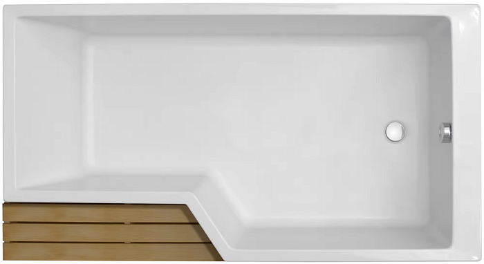 Акриловая ванна Jacob Delafon Bain-Douche Neo E6D000R-00 160x90 R 