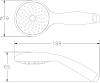 Душевая лейка Aquanet AF000-06C