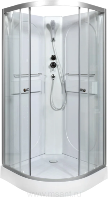 Душевая кабина DETO L601N 100x100 без крыши