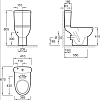 Унитаз-компакт Jacob Delafon Odeon Up 4956CK-00 с бачком E4740-00