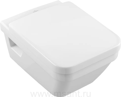 Унитаз подвесной Villeroy & Boch Architectura 5685HR01 альпийский белый, безободковый