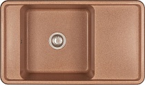 Мойка кухонная AQUATON Беллис 87 терракотовая