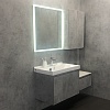 Тумба Comforty Осло 80, подвесная, бетон светлый с раковиной Fest 80 F01